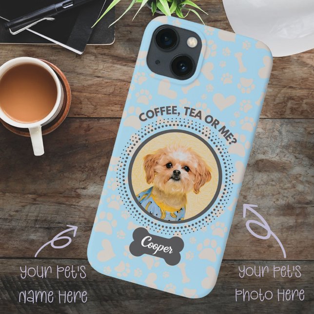 Capa de telefone Personalizada de Fotografias e No (Unique gift to dog parents, photo and name can be personalized easily.)
