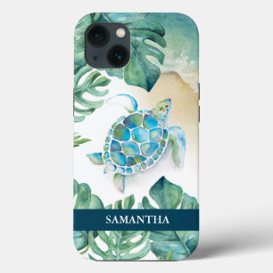 Capa de telefone Personalizada de Tartaruga Maríti