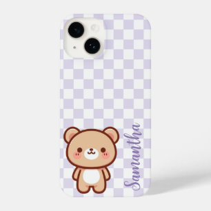 Capa de telefone personalizada de ursos kawaii, Ro