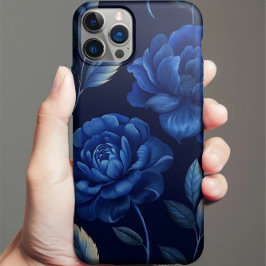 Capa de telefone Personalizada do Mar Flor Azul Pr