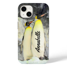 Capa de telefone Personalizada do Rei Pinguins