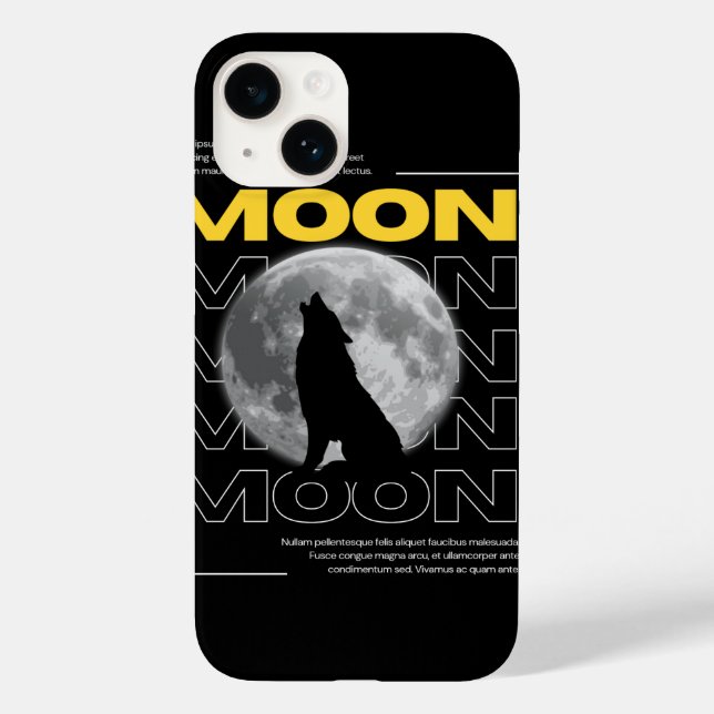Capa de Telefone Personalizada Lobo Místico com Lu (Verso)