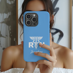 Capa de telefone personalizada para enfermeira(o) 
