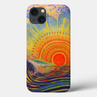 "Capa de telefone personalizável inspirada no Sol