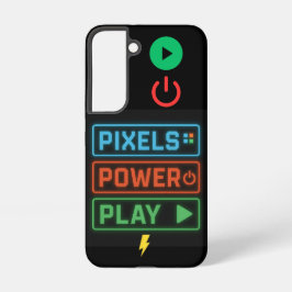 Capa de telefone Pixels Power Play Retro Gamer