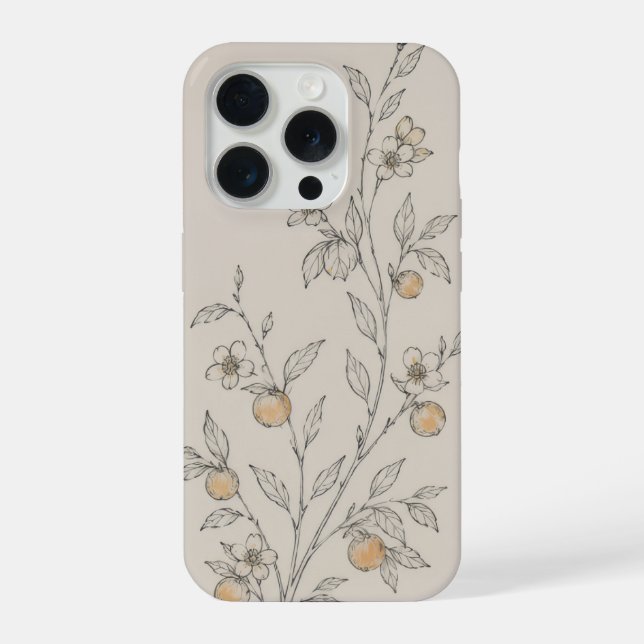 Capa de Telefone Plantas e Flores (Verso)