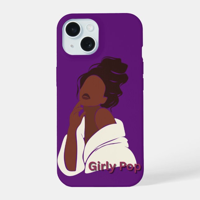 Capa de telefone pop feminino iphone 15 (Verso)