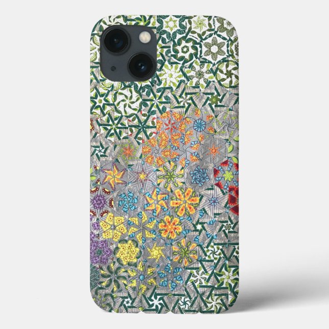 Capa de telefone primavera Meadow Quilt Case-Mate (Verso)