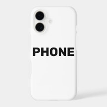 Capa de telefone que diz telefone