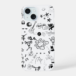 Capa de Telefone Retro Doodle