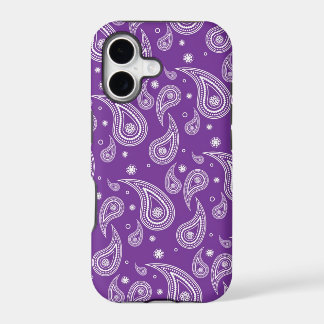 Capa de telefone roxa do iPhone 5 de Paisley