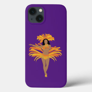 Capa de telefone Roxo Dançarina de Samba