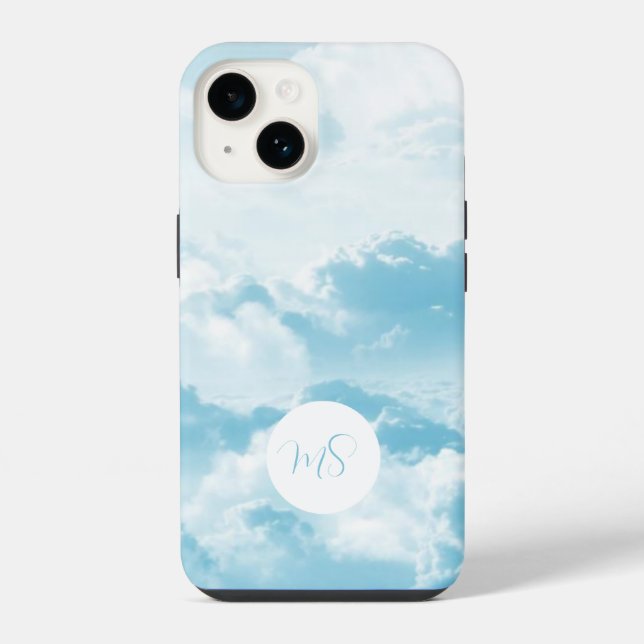 Capa de telefone Samsung bonito do céu azul (Verso)