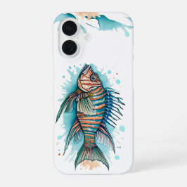Capa de telefone - Série Watercolor: Lionfish