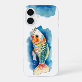 Capa de telefone - Série Watercolor: Peixe Koi