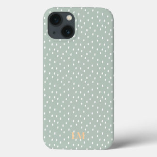 Capa de Telefone Verde com Pontos Personalizados
