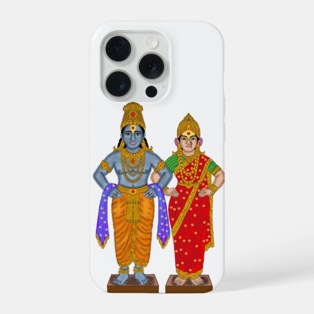 Capa de telefone Vitthal Rukhmini (Verso)