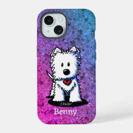 Capa de telefone Westie Heartbeat