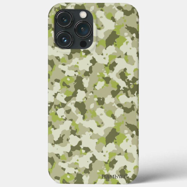 Capa de telefone Xtreme HAMbWG - Camuflagem (Verso)