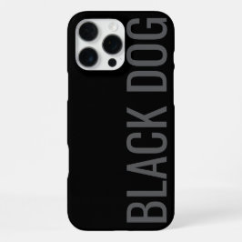 Capa de Tipografia - Black Dog