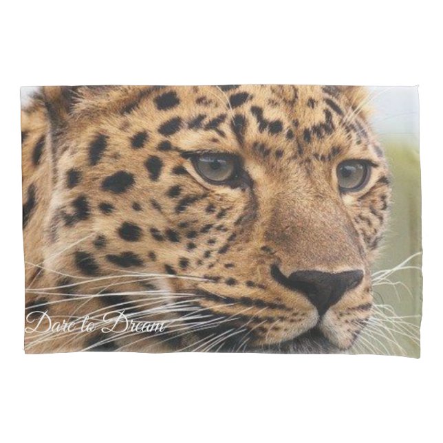 Capa de Travesseiro Leopardo (Frente)