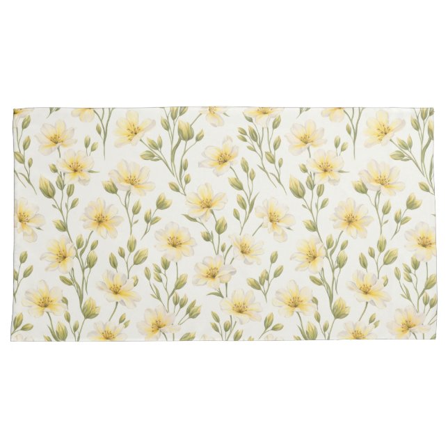 Capa de Travesseiro Wildflower – King (Conjunto de (Frente-Direita)
