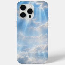 Capa do iPhone 15 Pro Max • Nuvens Luminosas Escri
