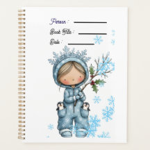 Capa do Livro Planejador de Dia de Neve