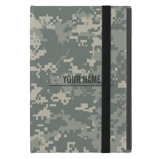 Capa iPad Mini Camuflagem da ACU do exército customizável (Frente fechado)