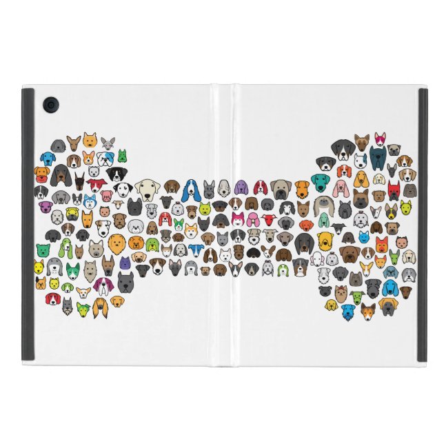 Capa iPad Mini Desenhos animados do cão do OSSO (Exterior)