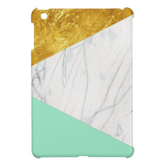 Capa iPad Mini Mármore da cerceta do ouro branco