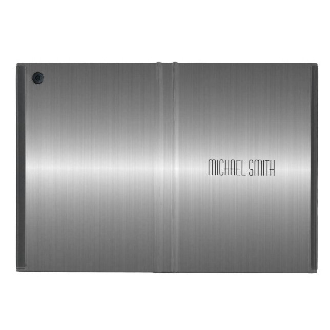 Capa iPad Mini Metal de aço inoxidável de prata (Exterior)