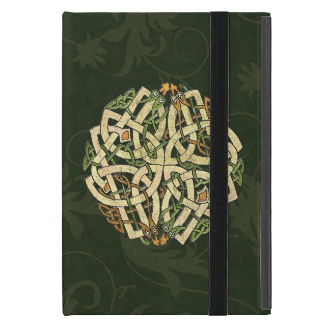 Capa iPad Mini Ornamento celta (Frente fechado)