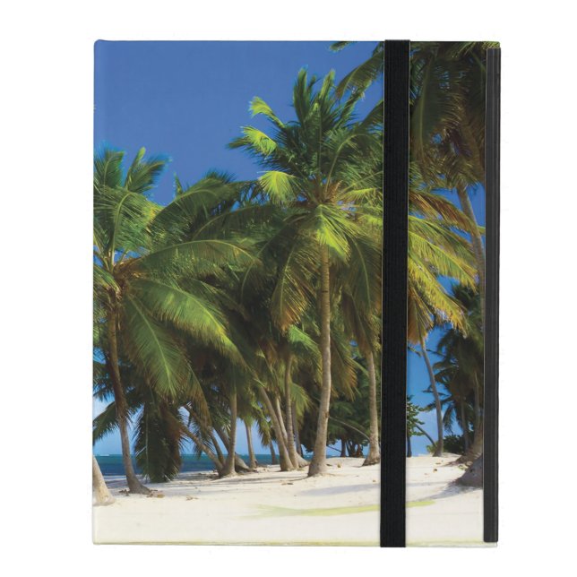 Capa iPad Travesseiro decorativo de praia exótico (Frente fechado)
