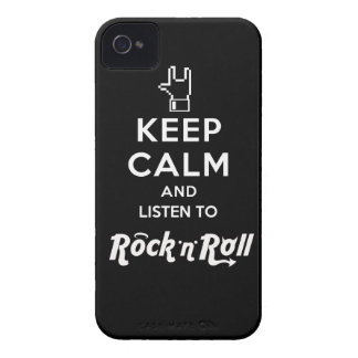 Capa iPhone4 light Keep Calm... Rock 'n' Roll