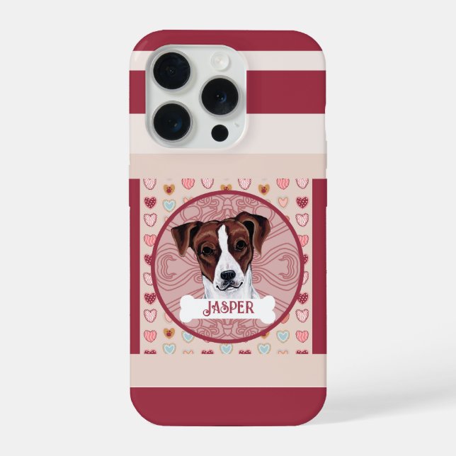 Capa Jack Russell Heart para iPhone 11 Pro  (Verso)