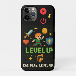 Capa Level Up Gamer para iPhone 11 Pro – Pixels Re