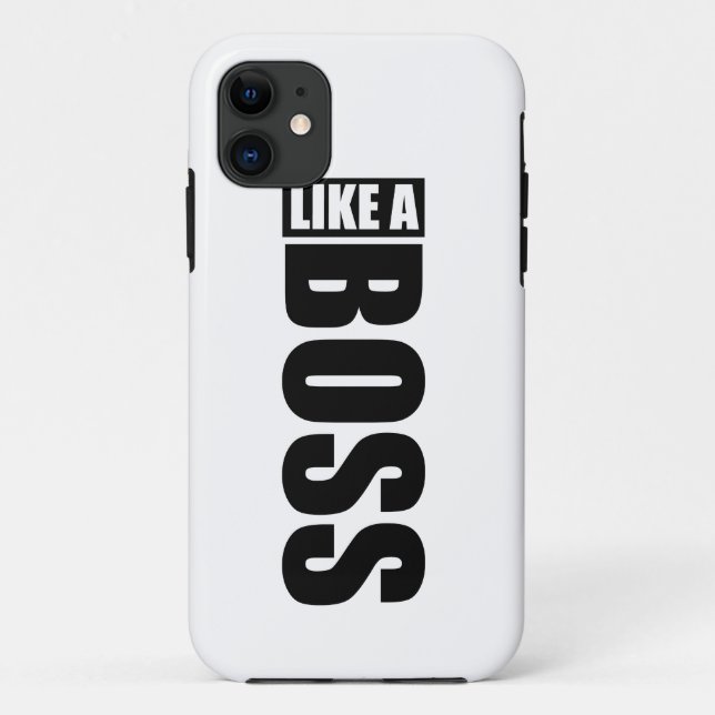 Capa "LIKE A BOSS" para IPhone 5 (Verso)