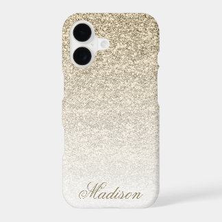 Capa Ombre Gold Glitter para iPhone 7+