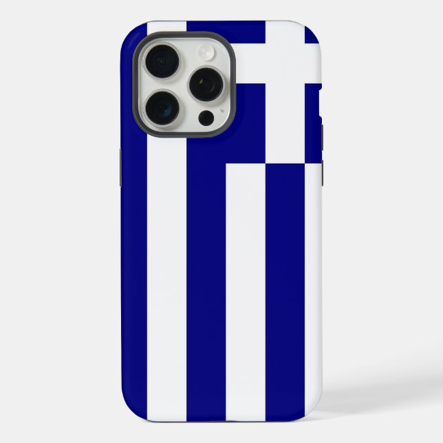 Capa para Apple iPhone 15 Pro Max, bandeira da Gré (Verso)