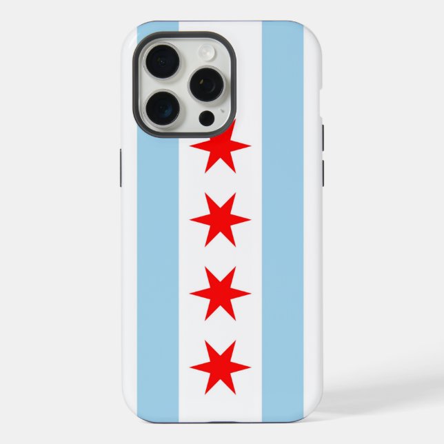 Capa para Apple iPhone 15 Pro Max, bandeira de Chi (Verso)