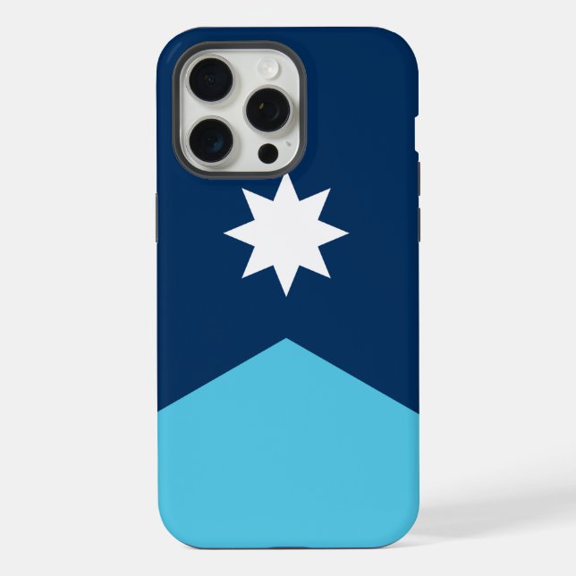 Capa para Apple iPhone 15 Pro Max, bandeira de Min (Verso)