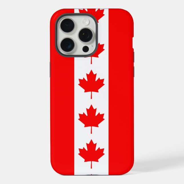Capa para Apple iPhone 15 Pro Max, bandeira do Can (Verso)