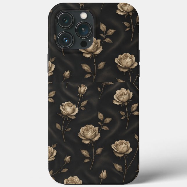Capa para celular Floral em design  (Verso)