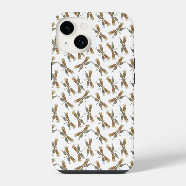 Capa para Celular iphone Presente de Libélula (Verso)