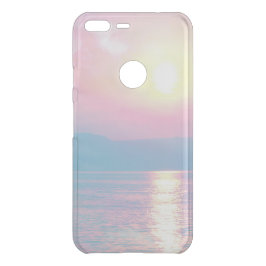Capa Para Google Pixel XL Da Uncommon Paisagem mágica no pôr do sol rosa