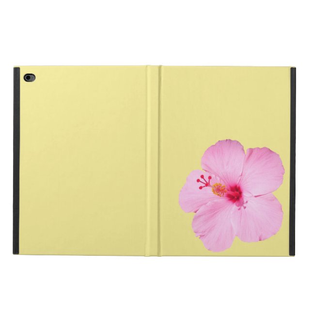 Capa Para iPad Air 2 Flor Tropical de Hibiscus Rosa (Exterior)