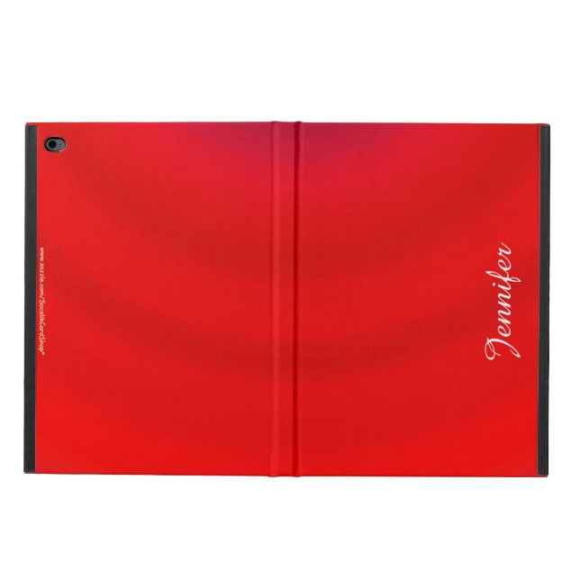 Capa Para iPad Air 2 Maleta Folio do iPad Air 2, Gradiente Vermelho, Pe (Exterior)