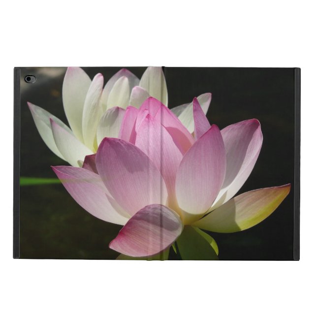 Capa Para iPad Air 2 Par de Flores de Lotus II (Exterior)