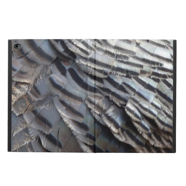Capa Para iPad Air 2 Penas Turcas Selvagens II Abstrato Nature Design (Exterior)